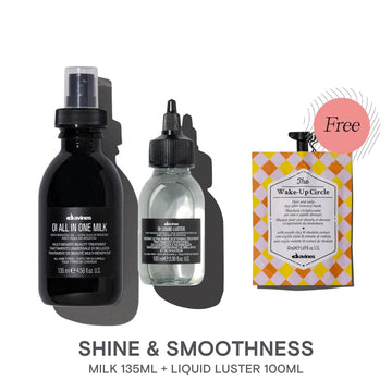 Davines OI Shine & Smoothness Set with FREE The Wake-up Circle Mask 50ml - HairMNL