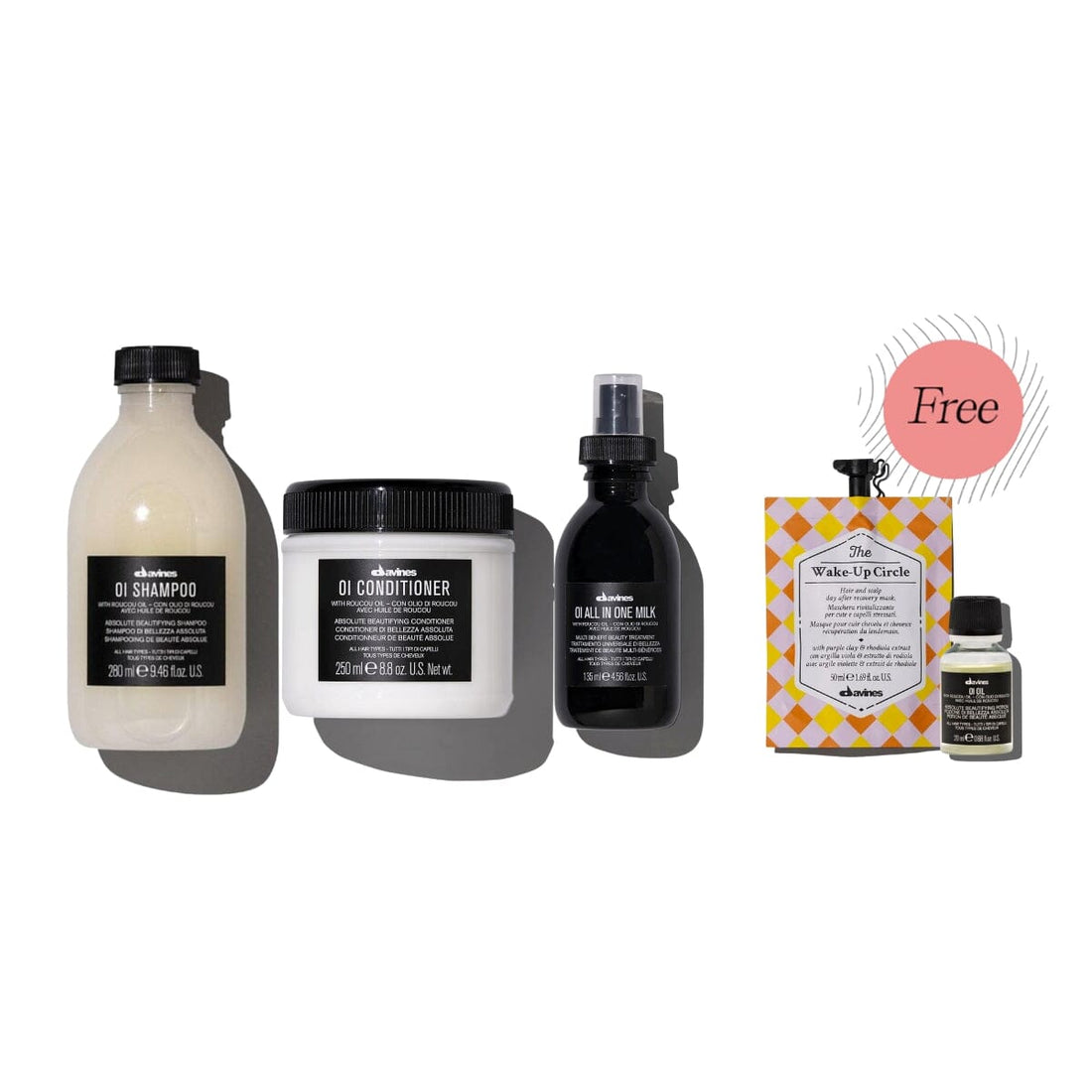 HairMNL Davines Davines OI Ultimate Softness & Shine Set FREE Wake-Up Circle 50ml & OI Oil 20ml + Regular Size Set 
