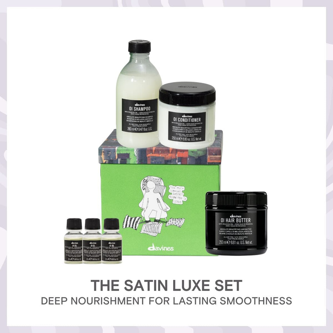 Davines OI The Satin Luxe Holiday Gift Set - HairMNL