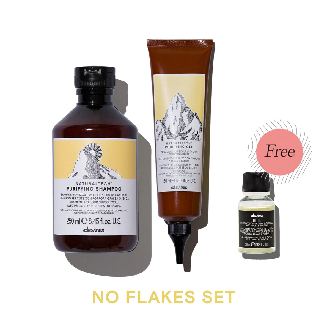 Davines Davines Purifying Anti-Dandruff No Flakes Set