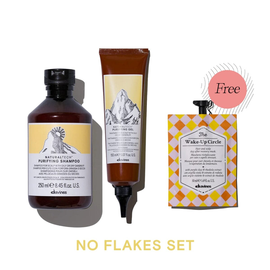 Davines Purifying No Flakes Set with The Wake-up Circle Mask 50ml - HairMNL