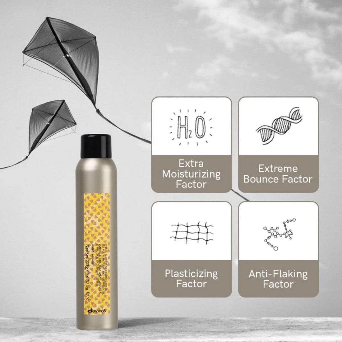 Davines This is a Dry Wax Finishing Spray Features - HairMNL