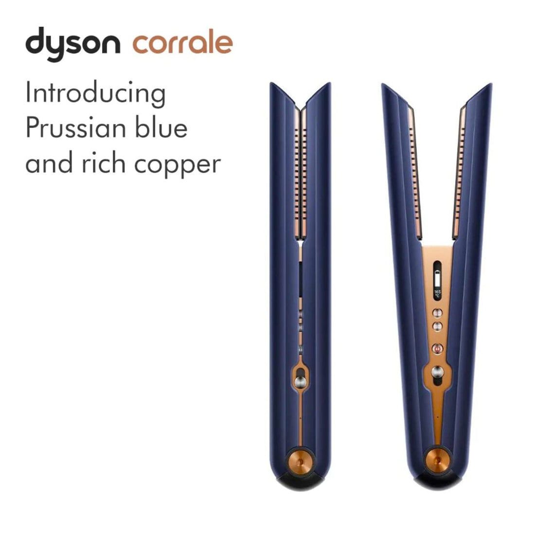 Dyson Corrale Hair Straightener - Prussian Blue/Rich Copper - HairMNL