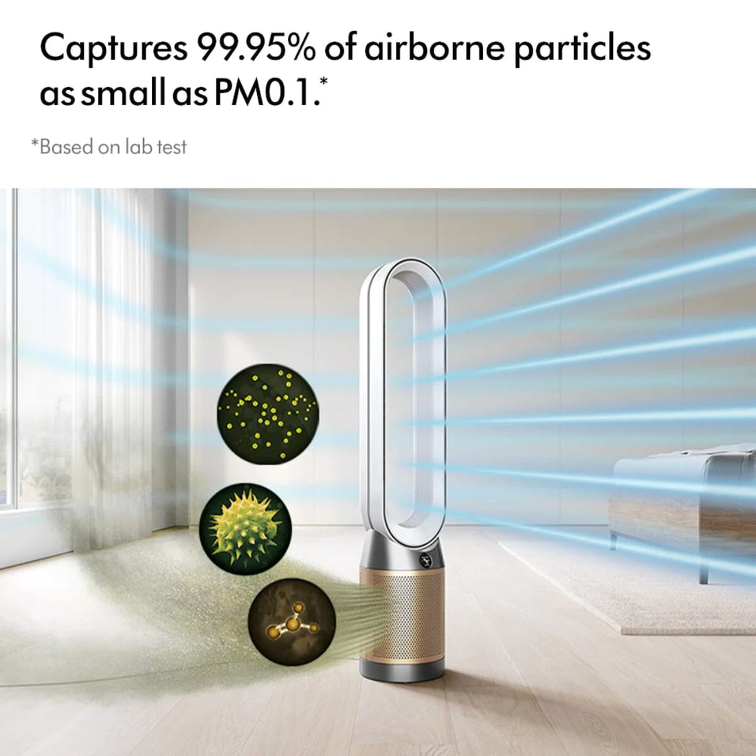 Dyson Dyson Purifier Cool ™ Formaldehyde Air Purifier Fan TP09 - White/Gold