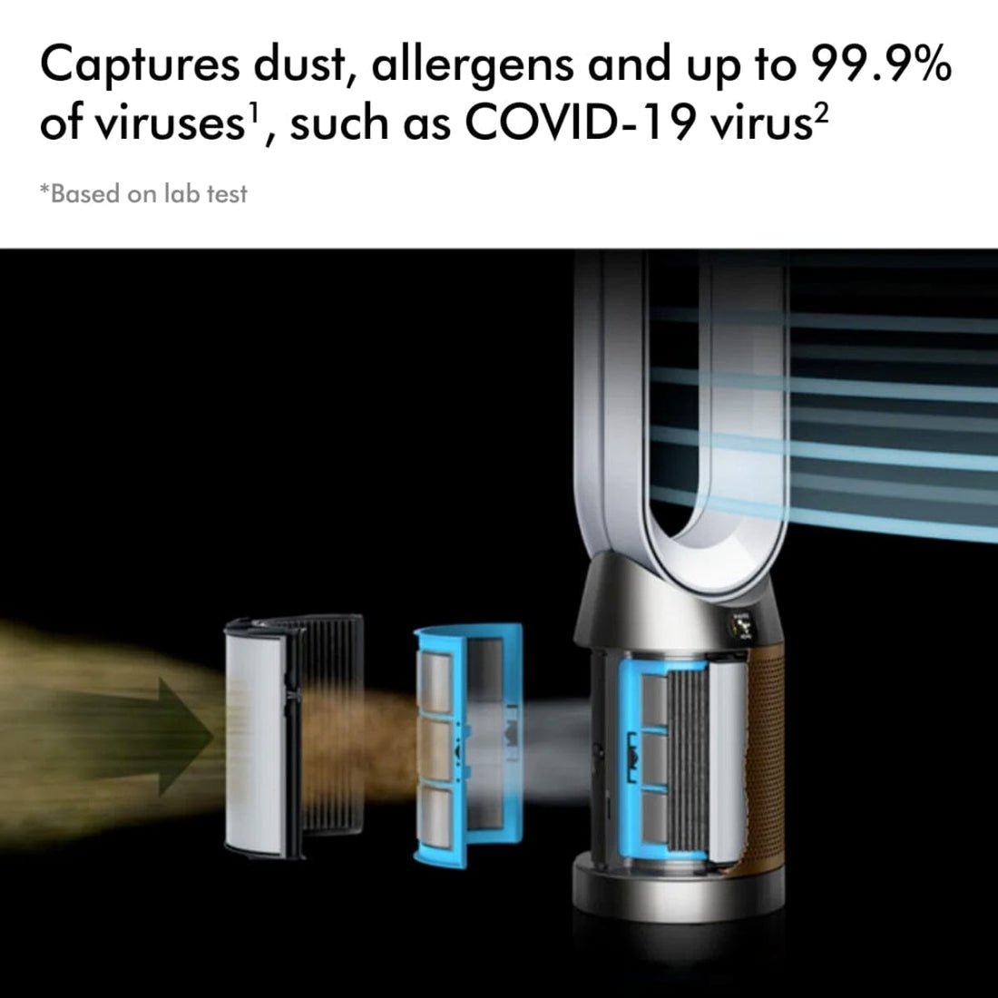 Dyson Dyson Purifier Cool ™ Formaldehyde Air Purifier Fan TP09 - White/Gold