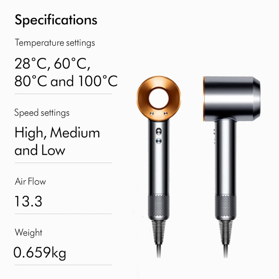 Dyson Supersonic Hair Dryer HD08 - Nickel/Copper - HairMNL