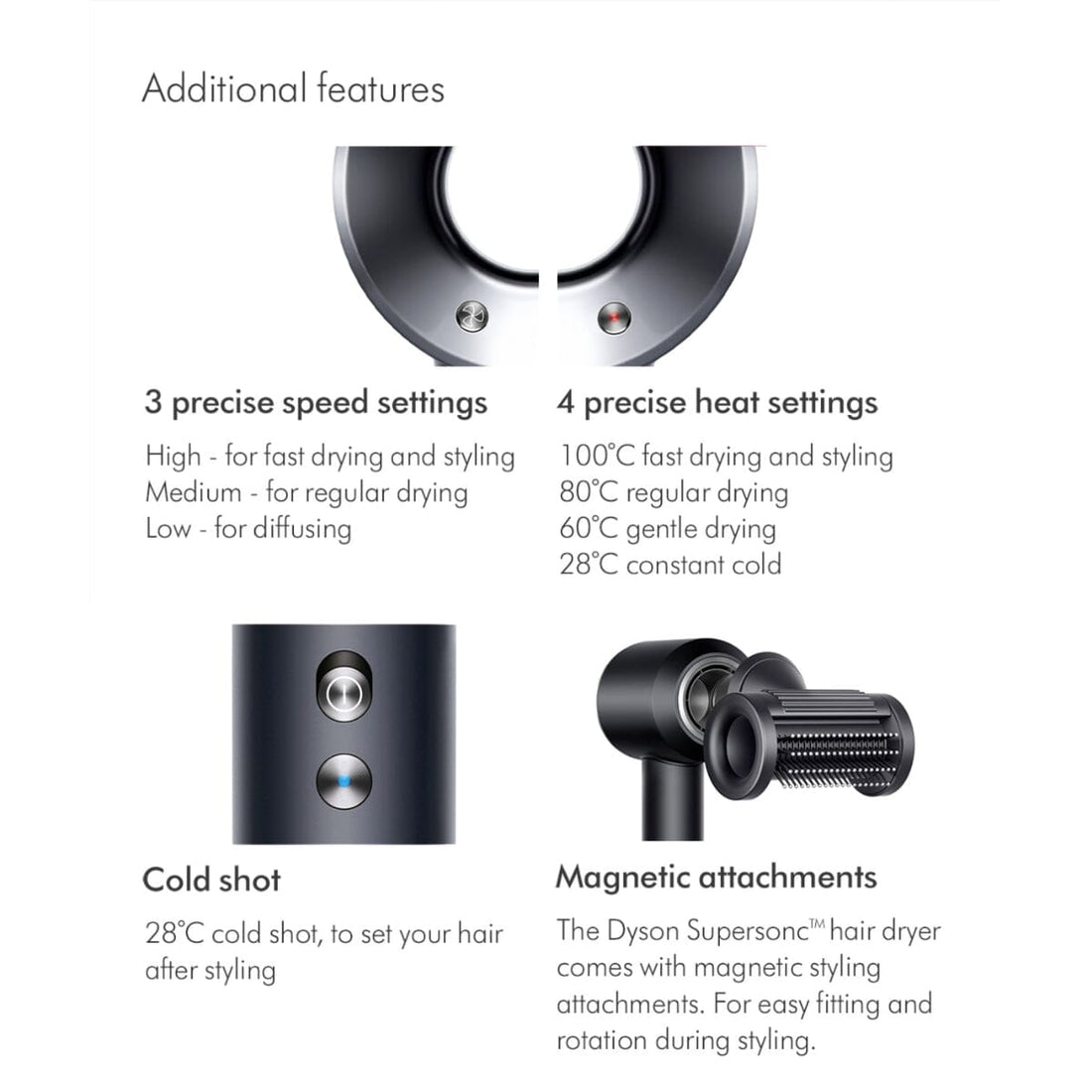 Dyson Supersonic Hair Dryer HD15 with Flyaway Smoother - Black/Nickel - HairMNL