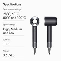 Dyson Supersonic Hair Dryer HD15 with Flyaway Smoother - Black/Nickel - HairMNL
