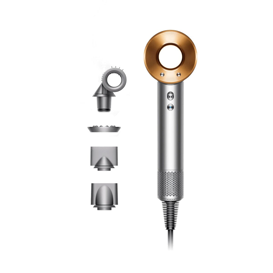 Dyson Supersonic Hair Dryer HD15 with Flyaway Smoother - Bright Nickel/Bright Copper - HairMNL