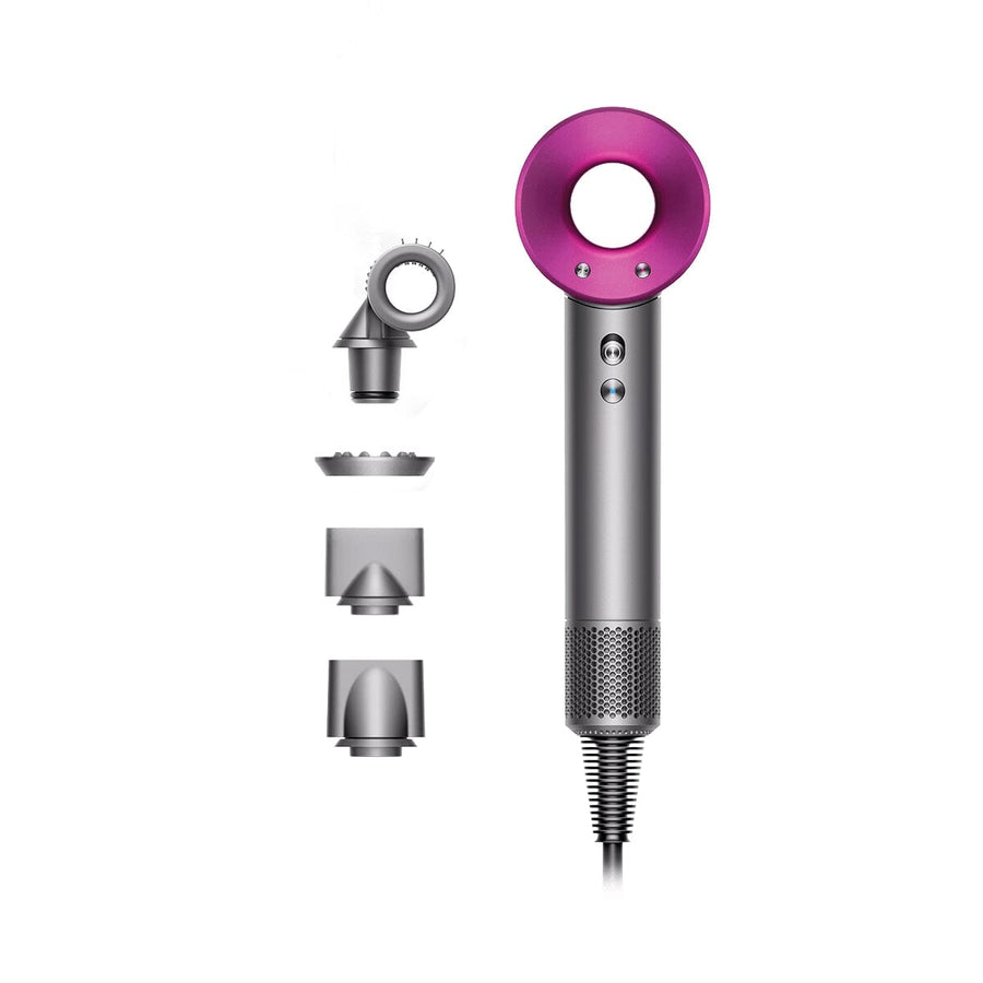Dyson Supersonic Hair Dryer HD15 with Flyaway Smoother - Iron/Fuchsia - HairMNL