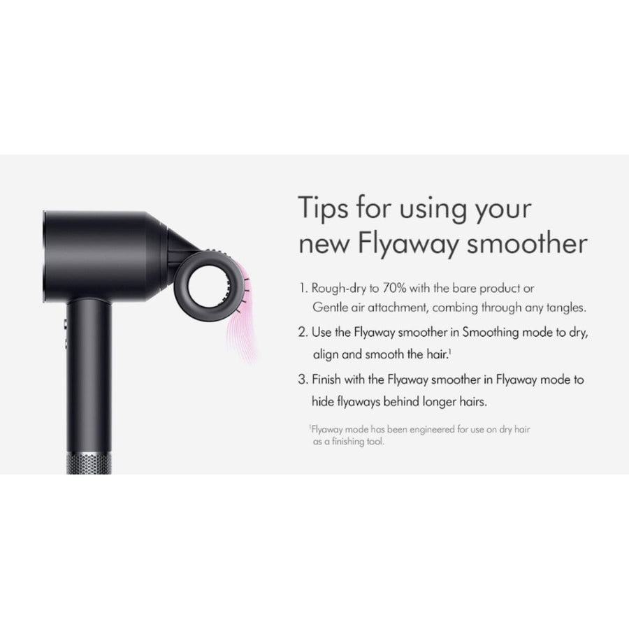 Dyson Supersonic Hair Dryer HD15 with Flyaway Smoother - Iron/Fuchsia - HairMNL