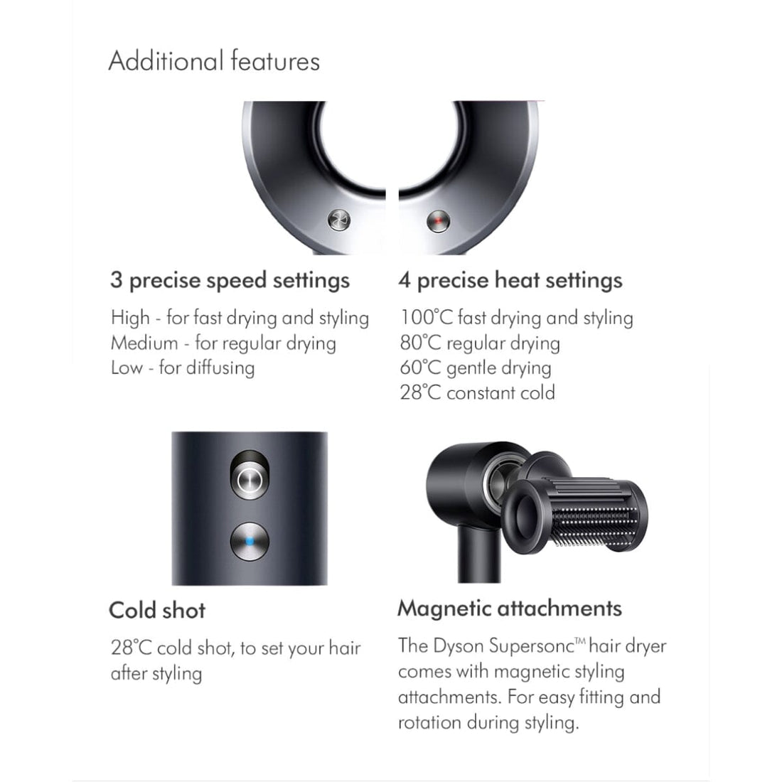 Dyson Supersonic Hair Dryer HD15 with Flyaway Smoother - Iron/Fuchsia - HairMNL