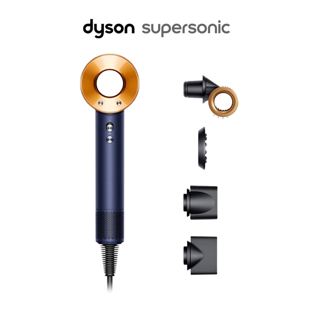 Dyson Supersonic Hair Dryer HD15 with Flyaway Smoother - Prussian