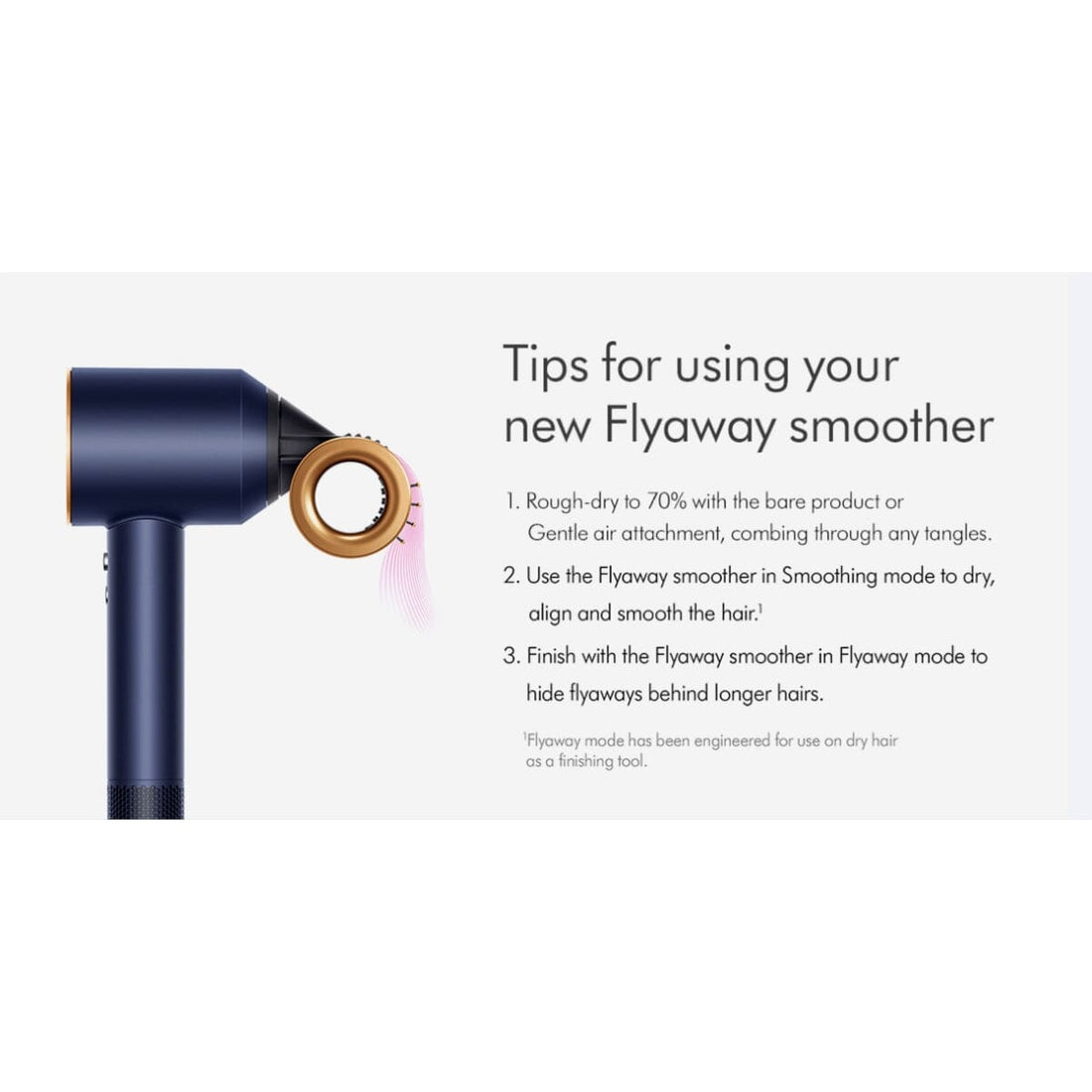 Dyson Supersonic Hair Dryer HD15 with Flyaway Smoother - Prussian Blue/Rich Copper - HairMNL