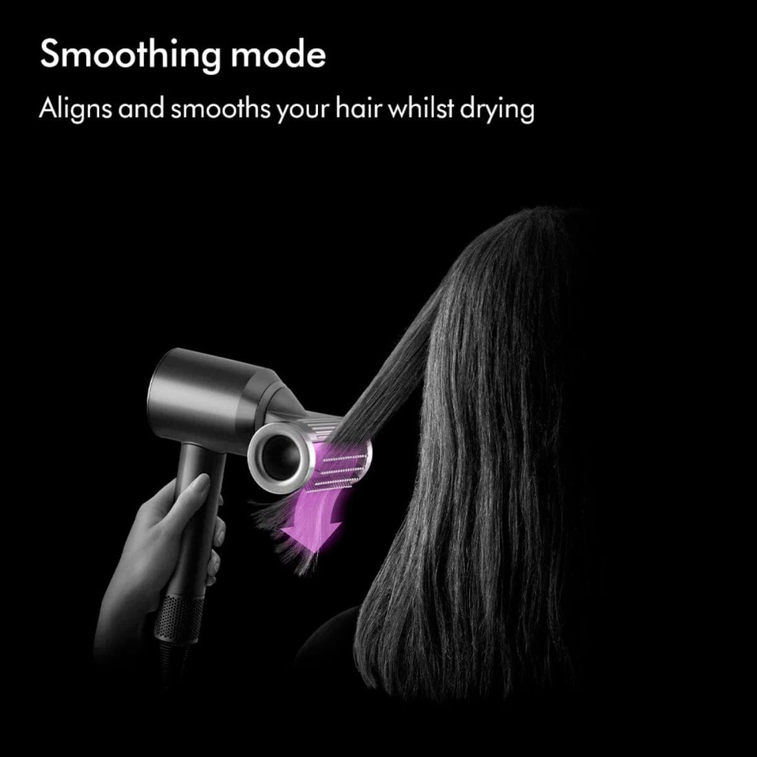 Dyson Supersonic Hair Dryer HD15 with Flyaway Smoother - Black/Nickel - HairMNL
