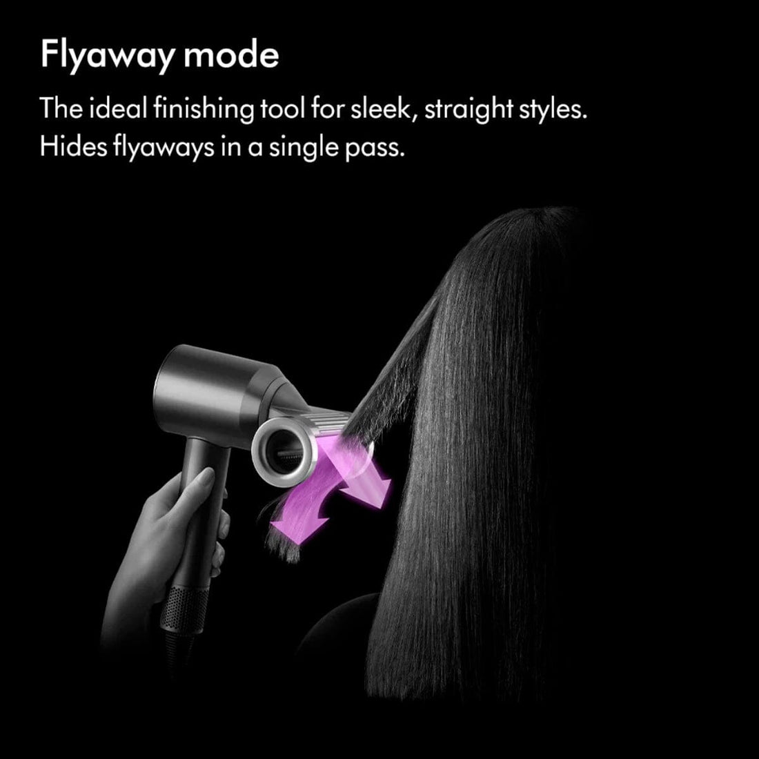 Dyson Supersonic Hair Dryer HD15 with Flyaway Smoother - Iron/Fuchsia - HairMNL