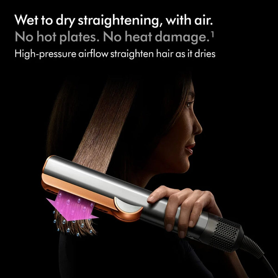 Dyson Airstrait Straightener - Bright Nickel/Rich Copper - HairMNL