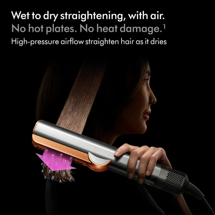 Dyson Airstrait Straightener - Bright Nickel/Rich Copper - HairMNL