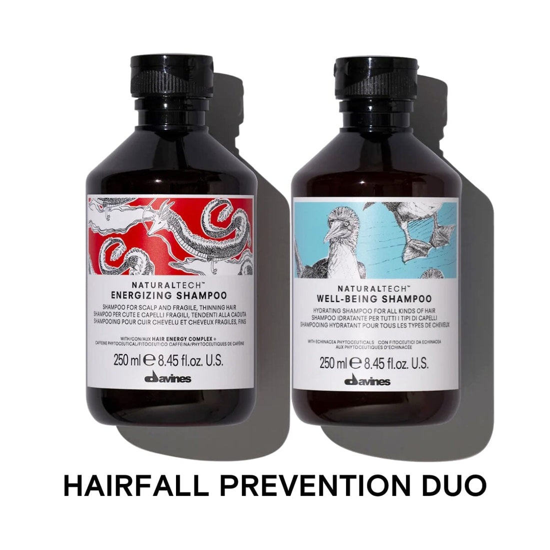 Davines Energizing Anti-Hairfall Shampoo Starter Duo 250ml
