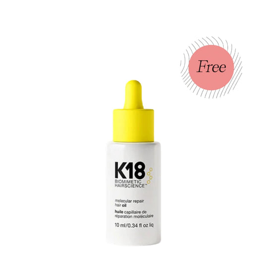 Promo FREE K18 Molecular Repair Hair Oil 10ml