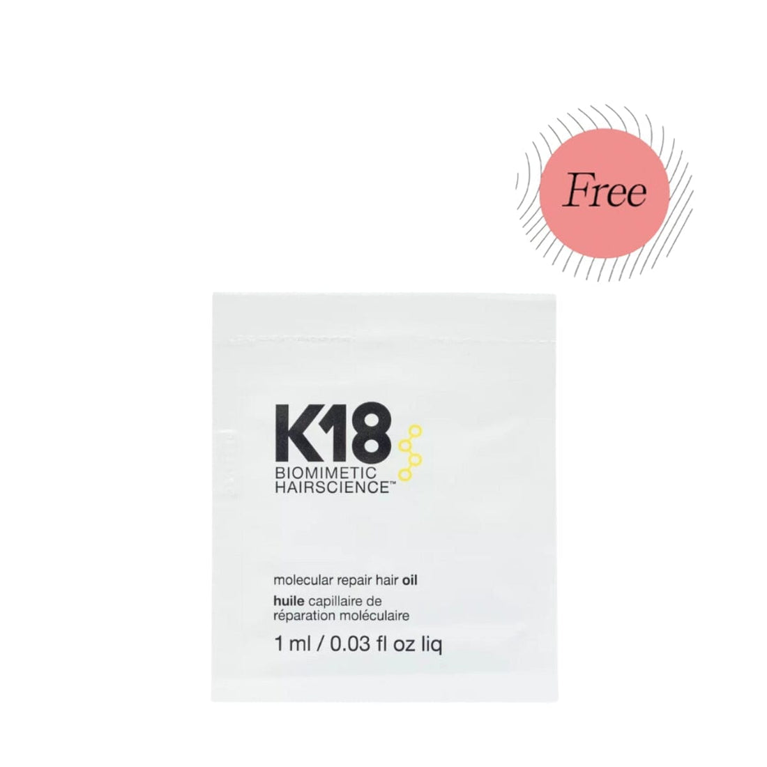 HairMNL Promo » FREE K18 Molecular Repair Hair Oil 1ml (100% off) 