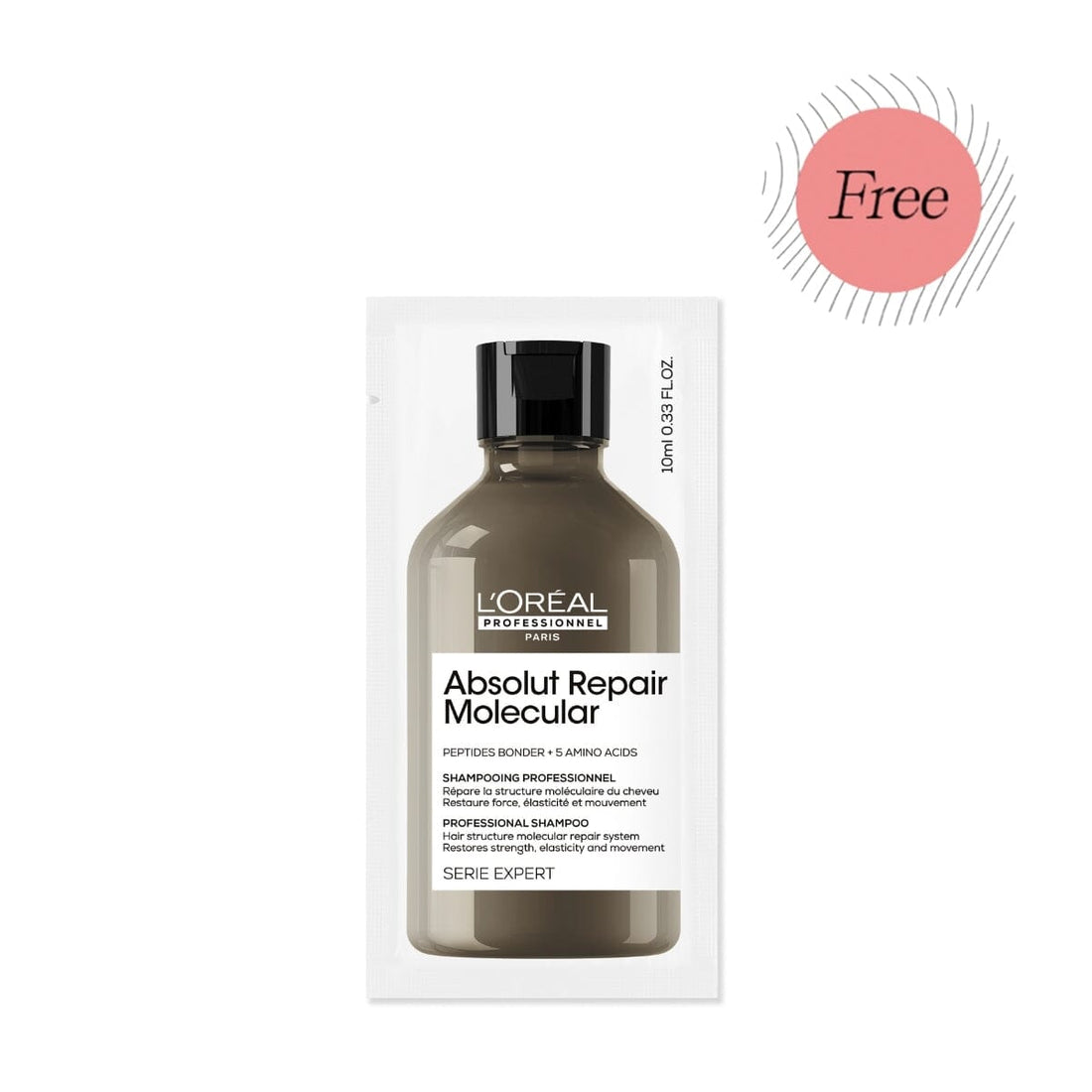 HairMNL Promo FREE L'Oréal Pro Absolut Repair Molecular Sulfate-Free Shampoo 10ml 