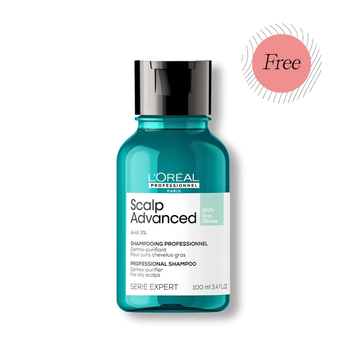 HairMNL Promo Free L'Oreal Professionnel Serie Expert Scalp Advanced Anti-Oiliness Shampoo 100ml 