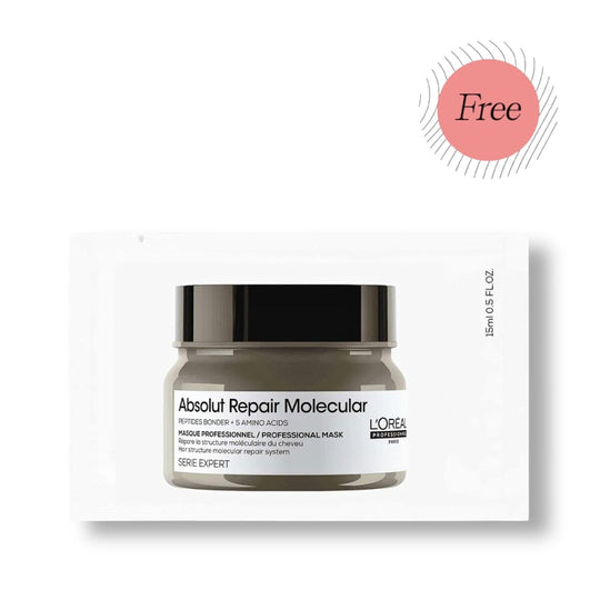 Promo » FREE L'Oréal Pro Serie Expert Absolut Repair Molecular Rinse-Off Masque 15ml (100% off)