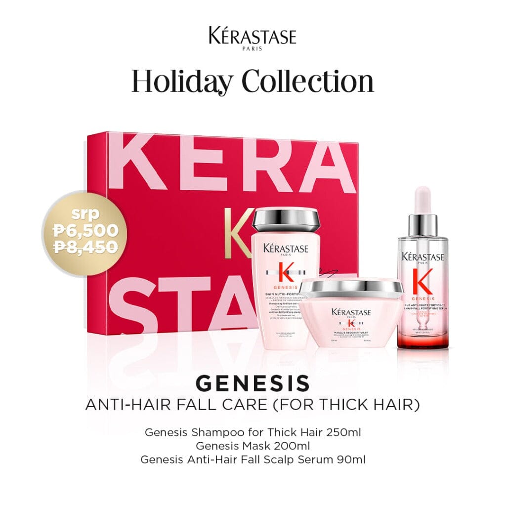 Kérastase Genesis Holiday Gift Set with FREE Full-Sized Shampoo (Thick Hair) - HairMNL