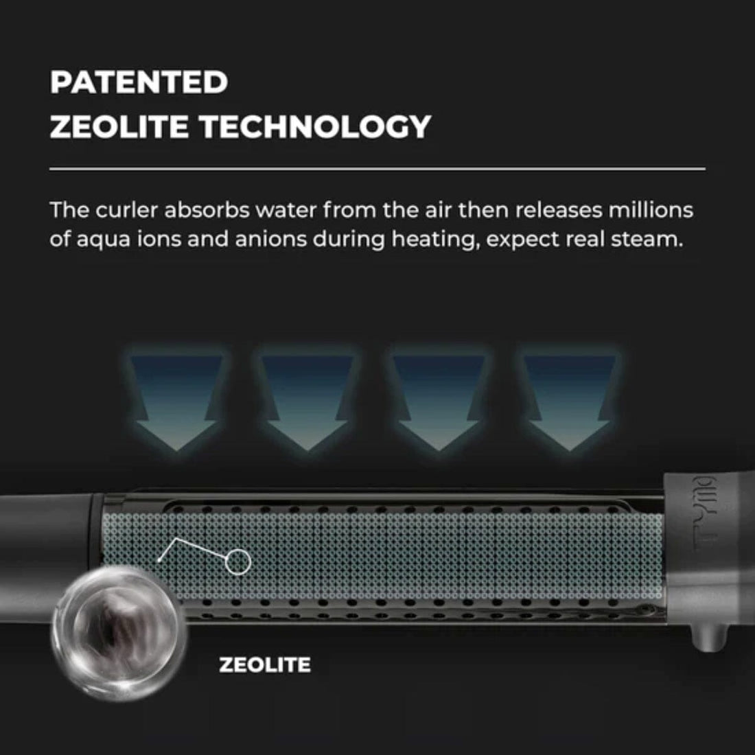 TYMO Aqua Hydrating Curling Iron HC-510 Features