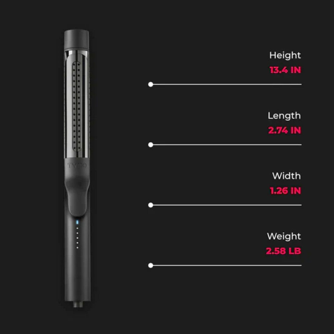 TYMO Aqua Hydrating Curling Iron HC-510 Features
