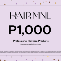 HairMNL HairMNL Gift Cards HairMNL Haircare Products E-Gift Card P1000 