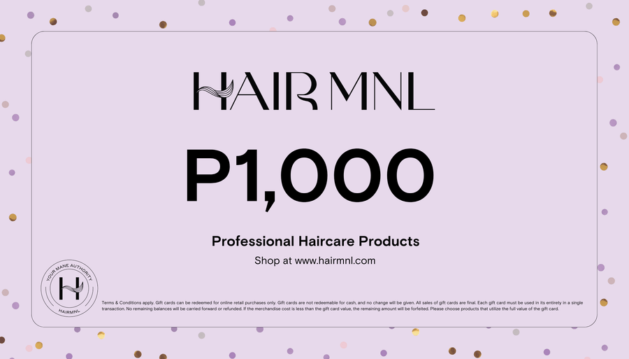 HairMNL HairMNL Gift Cards HairMNL Haircare Products E-Gift Card P1000 