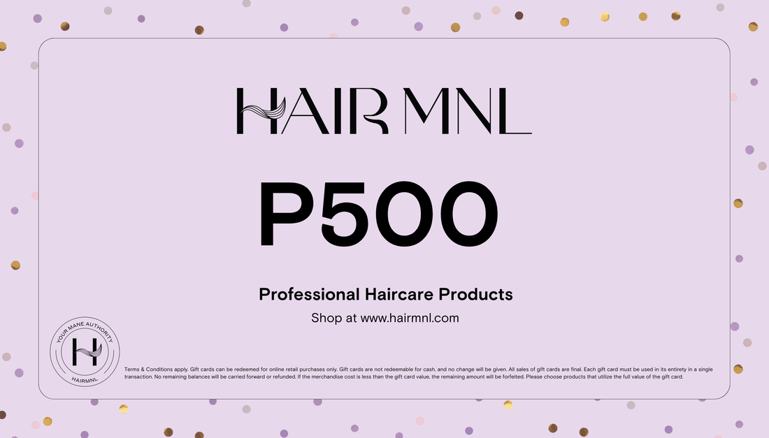 HairMNL HairMNL Gift Cards HairMNL Haircare Products E-Gift Card P500 