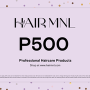 HairMNL HairMNL Gift Cards HairMNL Haircare Products E-Gift Card P500 