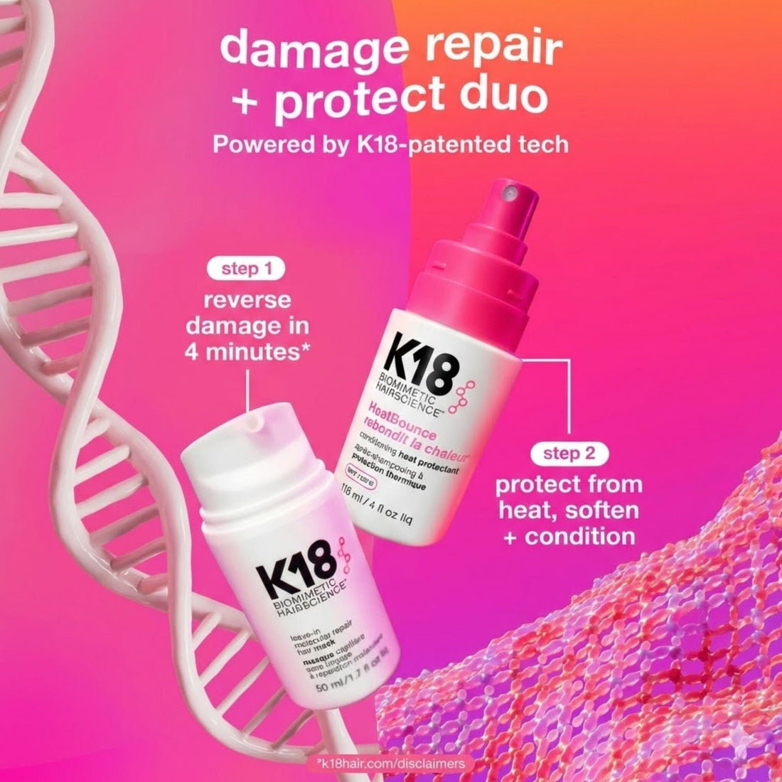 K18 HeatBounce Conditioning Heat Protectant 118ml - HairMNL