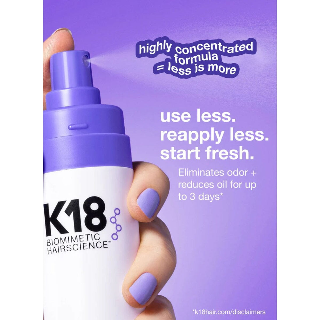 K18 AirWash Dry Shampoo 118ml Benefits - HairMNL