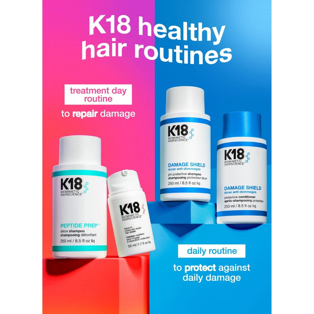 K18 Damage Shield PH Protective Shampoo 250ml - HairMNL