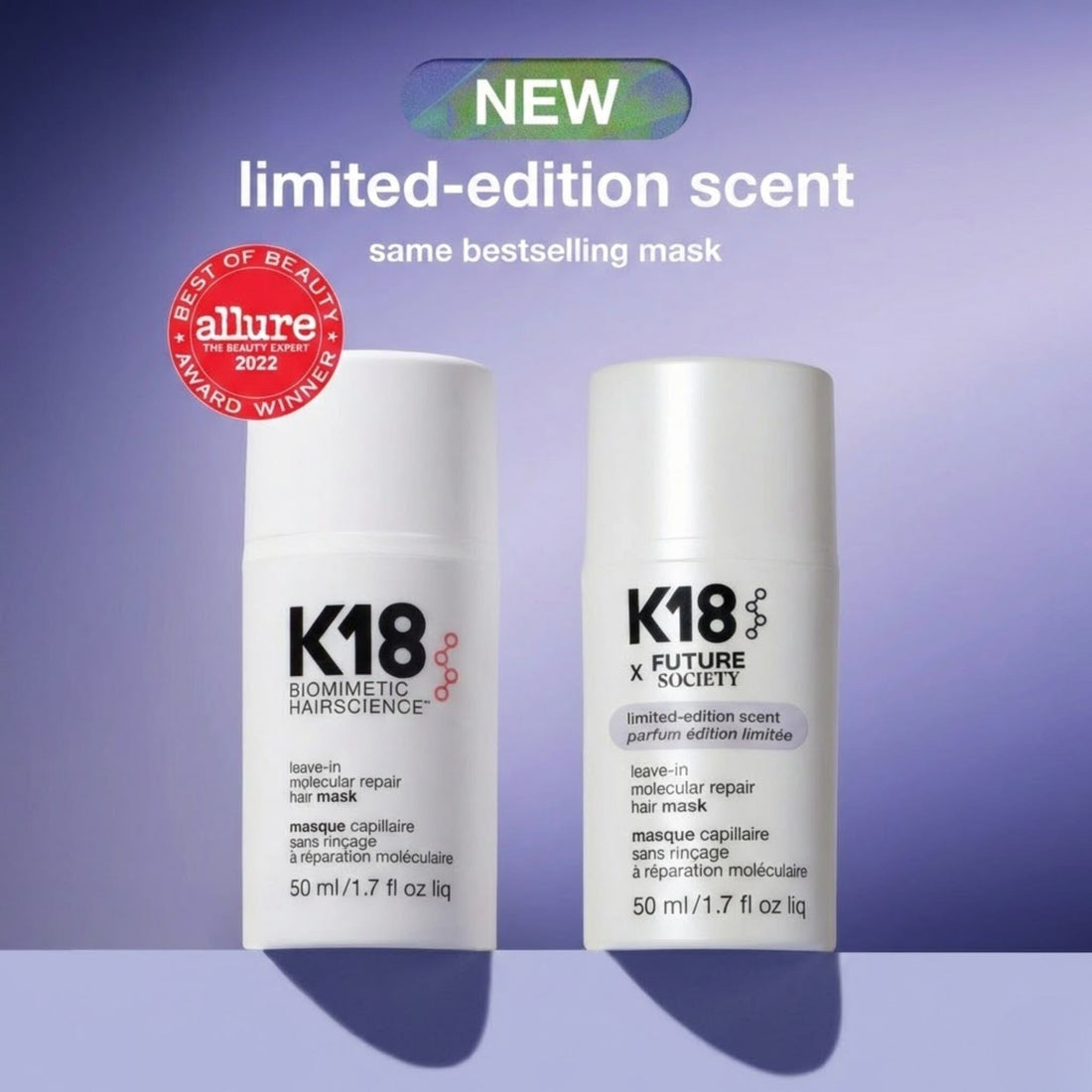 K18 Peptide Prep Detox Shampoo & Limited Edition Mask x Future Society Duo - HairMNL