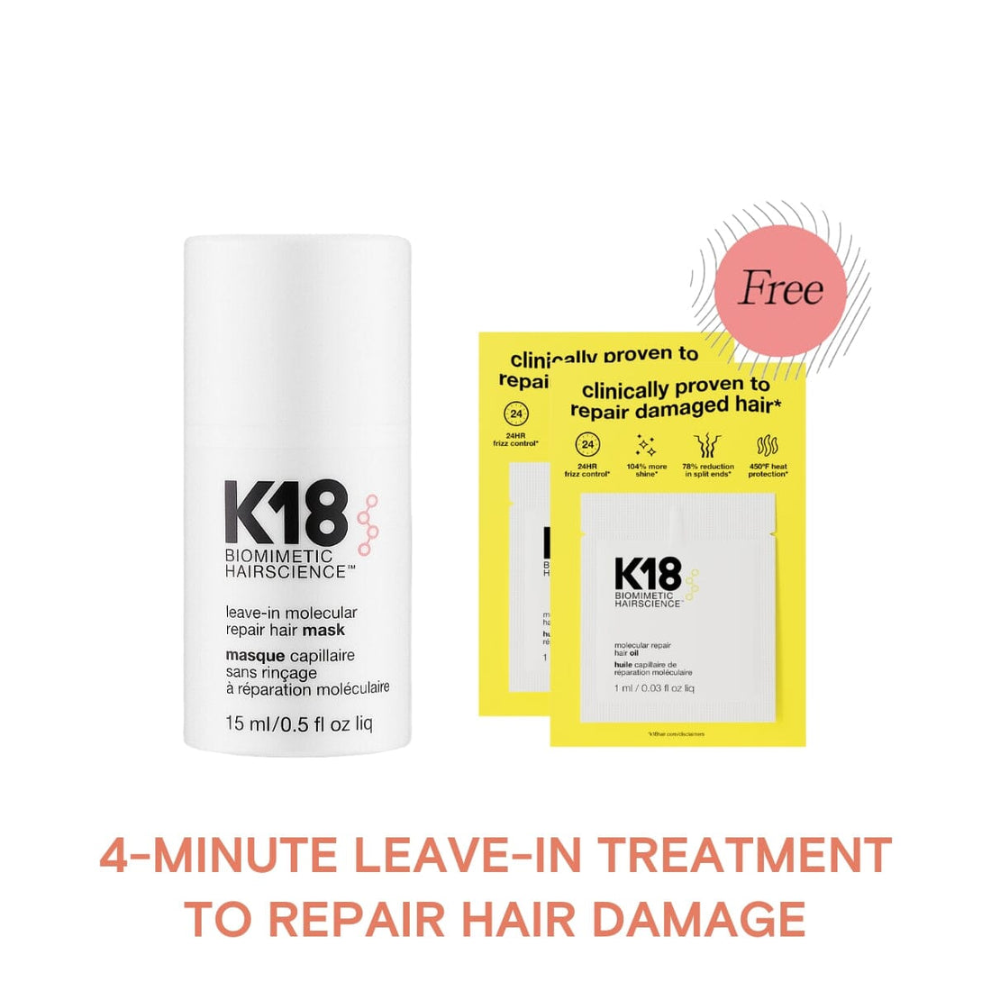 HairMNL K18 K18 Leave-In Molecular Repair Hair Mask 