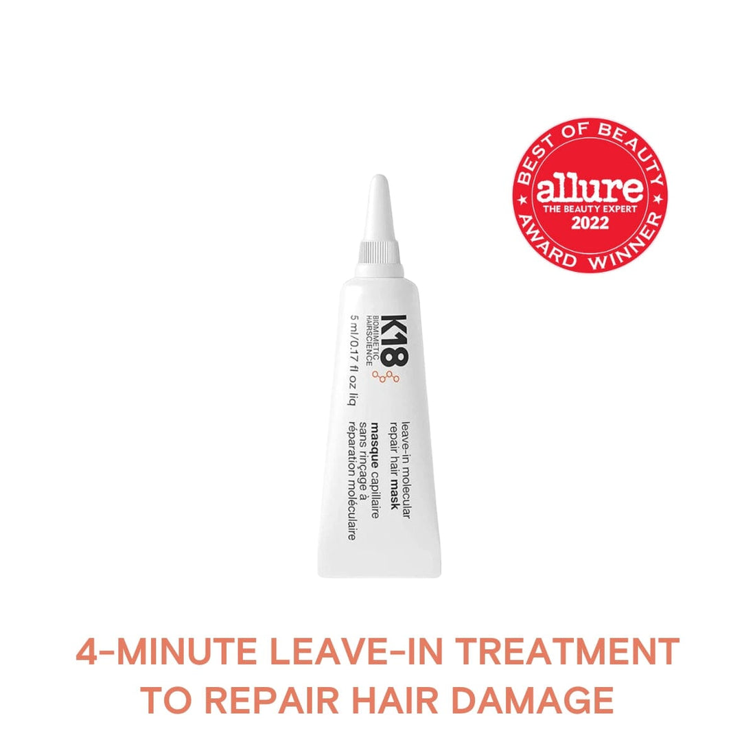 K18 K18 Leave-In Molecular Repair Hair Mask 5ml