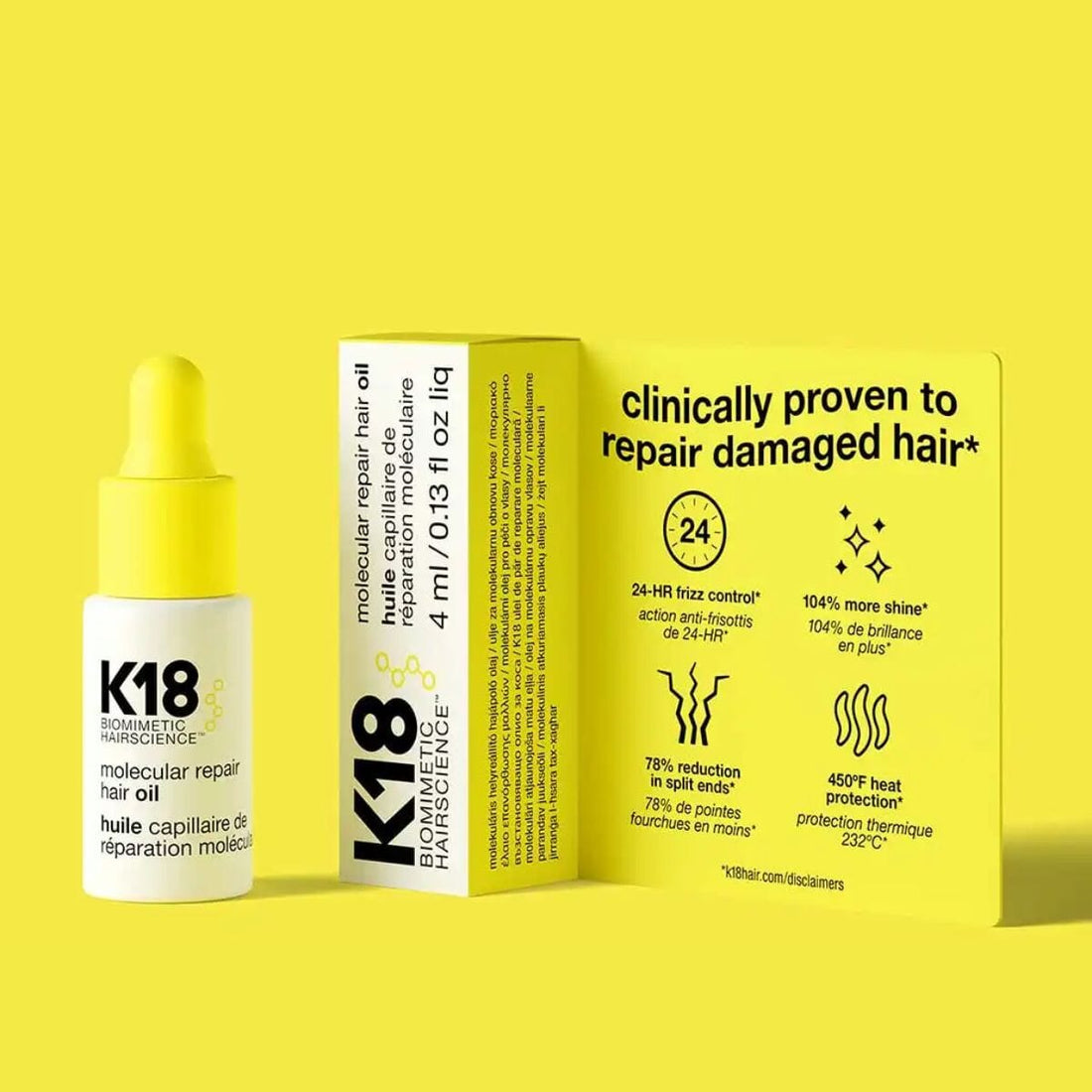K18 K18 Molecular Repair Hair Oil 4ml