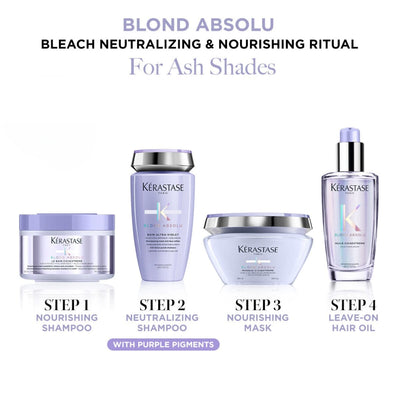 Kérastase Blond Absolu Bleach Neutralizing and Nourishing Ritual for Ash Shades