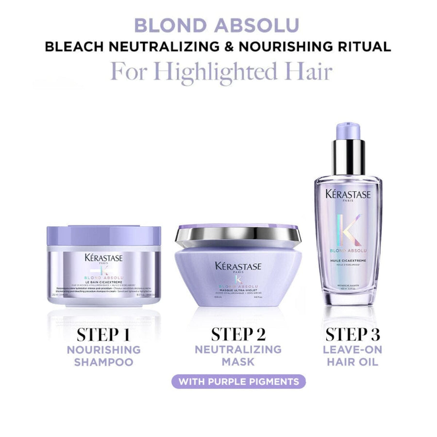 Kérastase Blond Absolu Bleach Neutralizing and Nourishing Ritual for Highlighted Hair - HairMNL