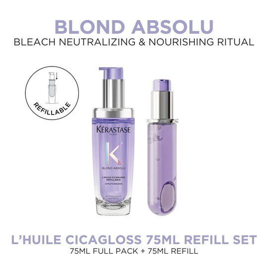 Kérastase Blond Absolu Cicagloss Hair Oil Refill Duo 75ml