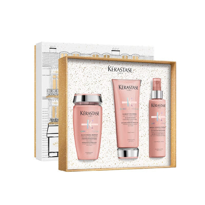 Kérastase Chroma Absolu Sulfate-Free Fondant Holiday Gift Set (Thin Hair) - HairMNL