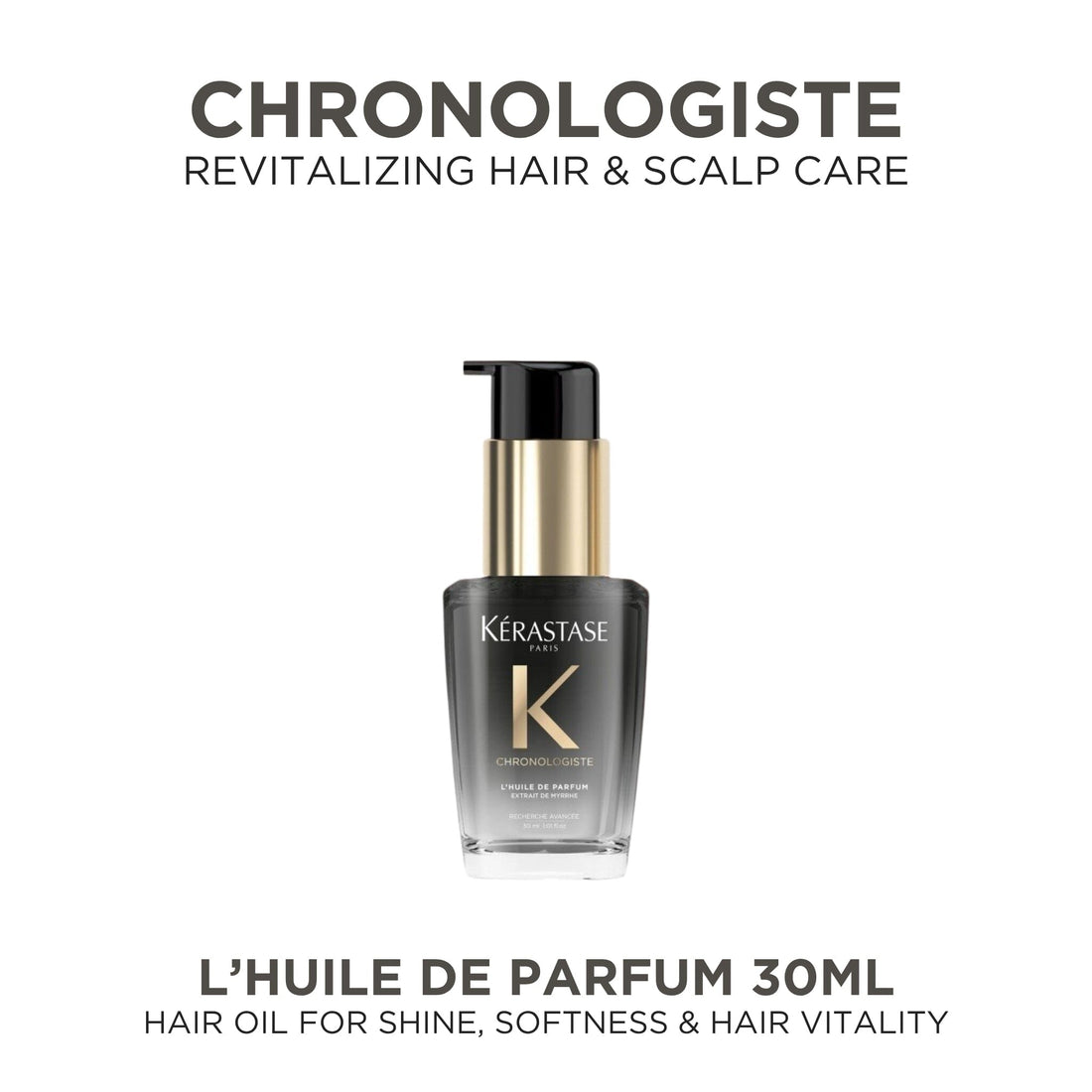 Kérastase Chronologiste Parfum Hair Oil 30ml Hair Oil For Shine, Softness and Hair Vitality - HairMNL