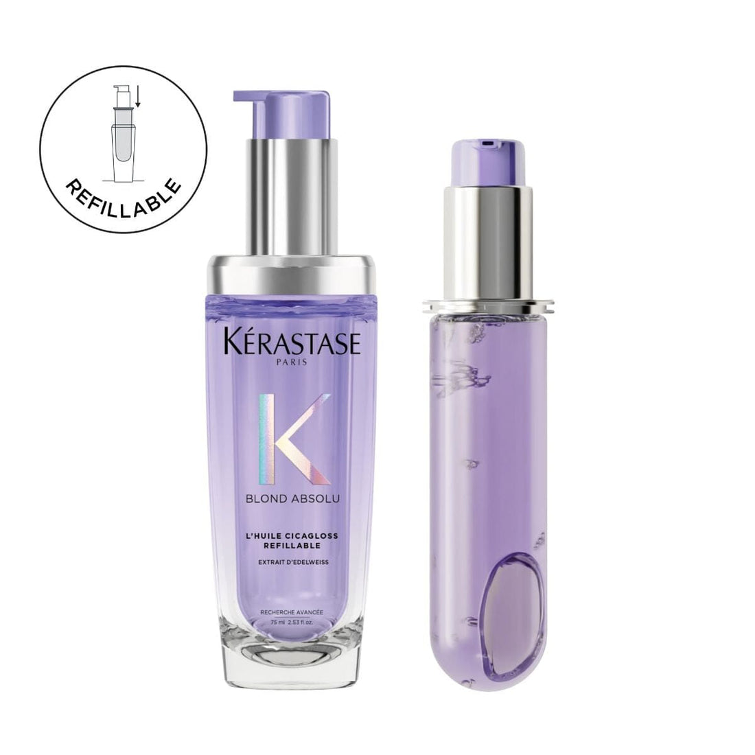 Kérastase Blond Absolu Cicagloss Hair Oil Refill Duo 75ml