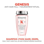 Kérastase Genesis Anti Hair-Fall Fortifying Shampoo for Thin Hair 250mL - HairMNL