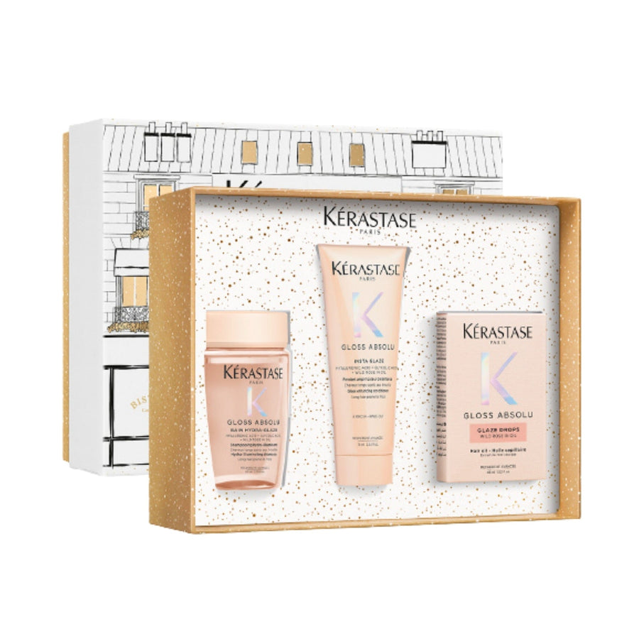 Kérastase Gloss Absolu Anti-Frizz Glaze Discovery Trio Holiday Travel Gift Set - HairMNL